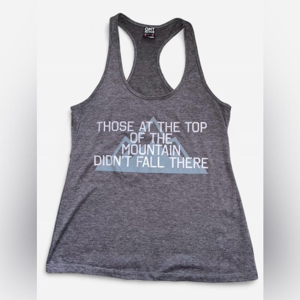 OMT ACTIVE Women's Athletic Tank Top Color Grey Size XL